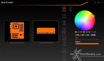 HyperX Predator RGB 3600MHz 32GB 2. Gestione illuminazione RGB 1