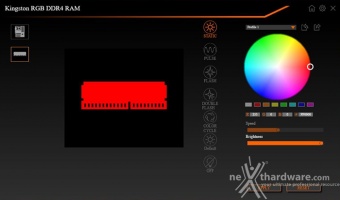 HyperX Predator RGB 3600MHz 32GB 2. Gestione illuminazione RGB 2