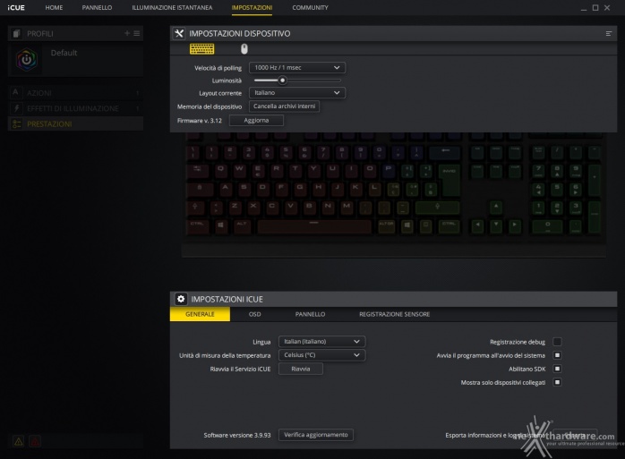 CORSAIR K70 RGB MK.2 4. iCUE 6