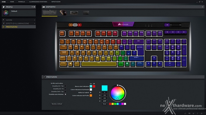 CORSAIR STRAFE RGB MK.2 4. Software - iCUE 6