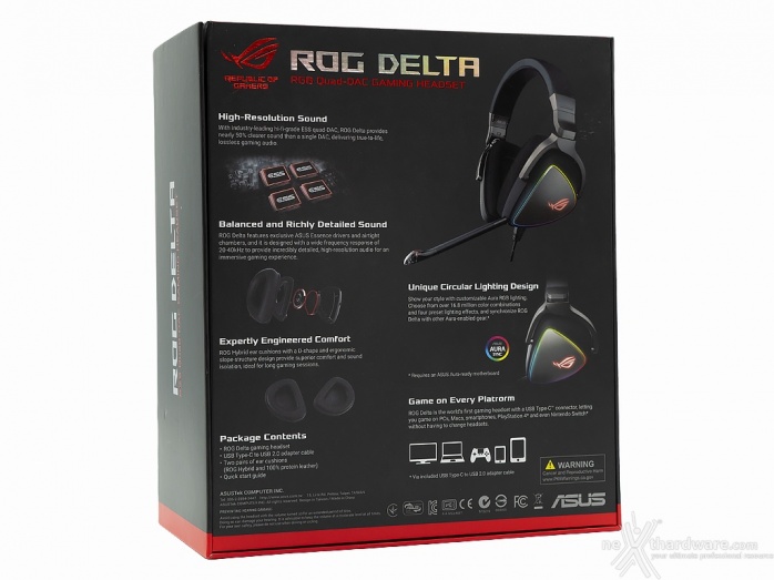 ASUS ROG Delta 1. Unboxing 2