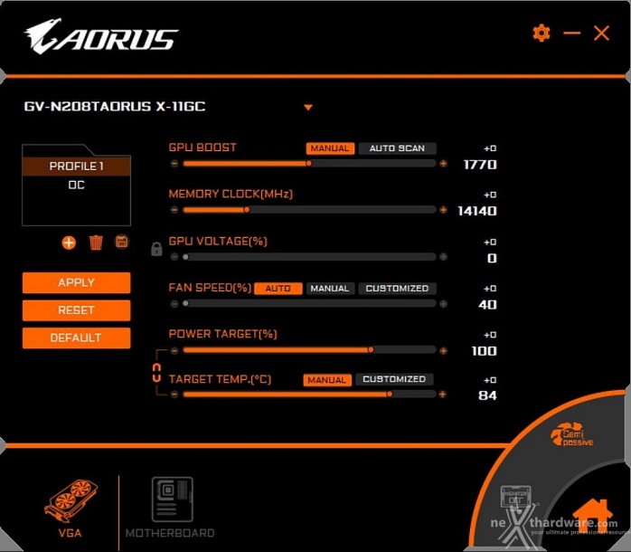 AORUS GeForce RTX 2080 Ti XTREME 11G 13. Overclock 2