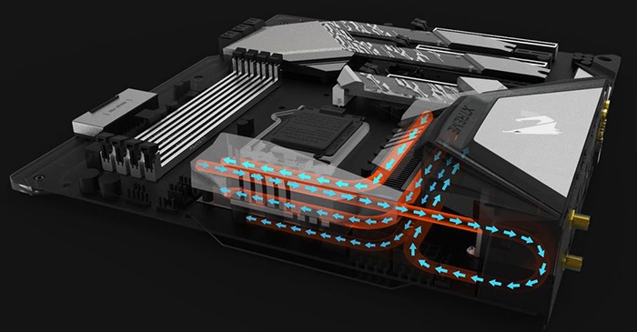 GIGABYTE Z390 AORUS XTREME 4. Vista da vicino - Parte seconda 3