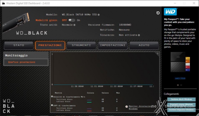 WD Black SN750 1TB 3. Firmware - TRIM - SSD Dashboard 8