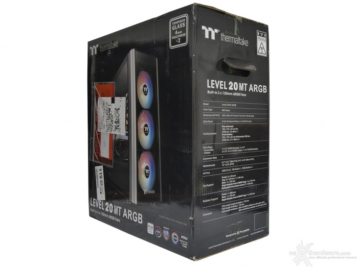 Thermaltake Level 20 MT ARGB 1. Packaging & Bundle 1