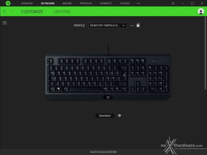 Il setup 2019 di fascia media firmato Razer 5. Razer Synapse 3 2