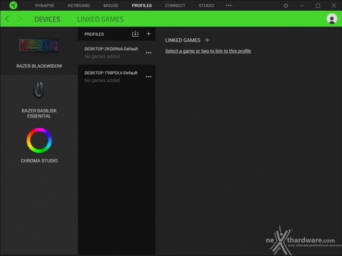 Il setup 2019 di fascia media firmato Razer 5. Razer Synapse 3 11