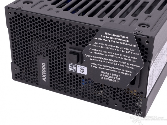 CORSAIR AX1000 Titanium 6. Sistema di raffreddamento 4