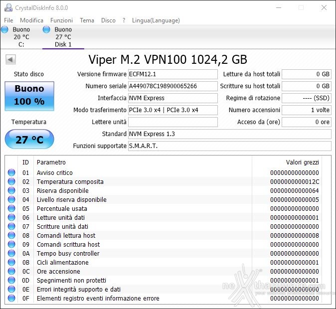 Patriot VIPER VPN100 1TB 3. Firmware - TRIM - Toolbox 1