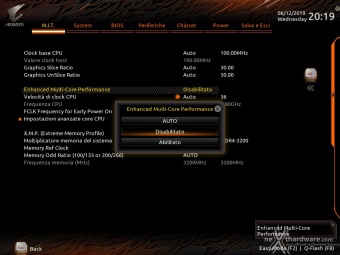 GIGABYTE Z390 I AORUS PRO WIFI 8. UEFI BIOS - M.I.T. 3