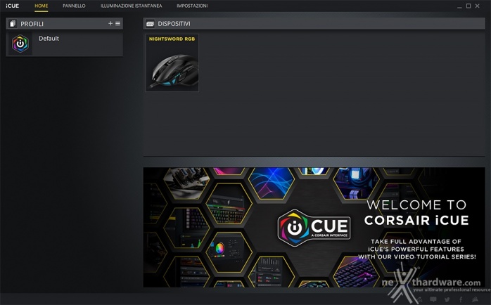 CORSAIR NIGHTSWORD RGB 4. Software - CORSAIR iCUE 1