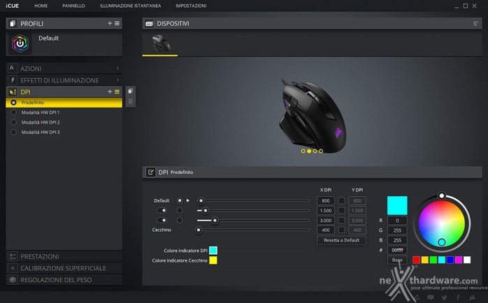 CORSAIR NIGHTSWORD RGB 4. Software - CORSAIR iCUE 4