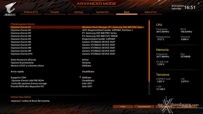 GIGABYTE X570 AORUS XTREME 6. UEFI BIOS  -  Impostazioni generali 17