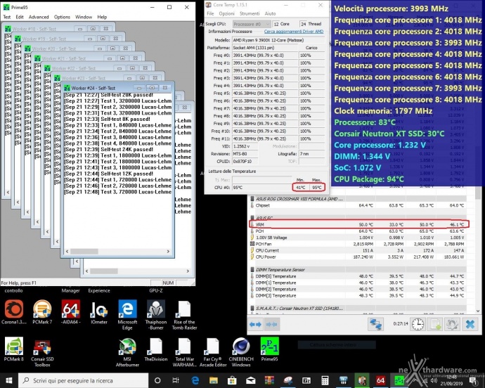 ASUS ROG Crosshair VIII Formula 14. Overclock & Temperature 9