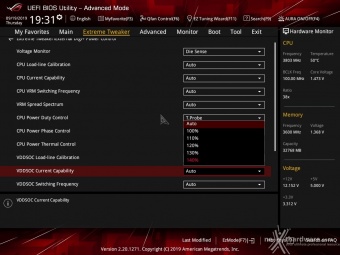 ASUS ROG Crosshair VIII Formula 7. UEFI BIOS - Extreme Tweaker 21