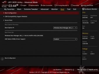 ASUS ROG Crosshair VIII Impact 7. UEFI BIOS - Impostazioni generali 22