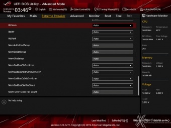 ASUS ROG Crosshair VIII Impact 8. UEFI BIOS - Extreme Tweaker 9