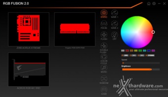 HyperX FURY DDR4 RGB 3466MHz 32GB 2. Software controllo illuminazione 1