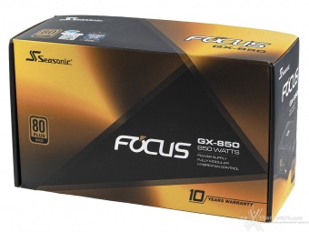Seasonic FOCUS GX-850 1. Packaging & Bundle 1