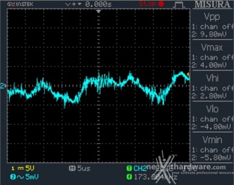 Seasonic FOCUS GX-850 12. Accensione e ripple 7