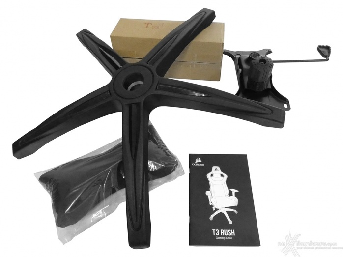 CORSAIR T3 RUSH 1. Packaging & Bundle 3