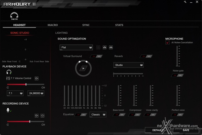 ASUS ROG Theta 7.1 4. Software - Armoury II 1