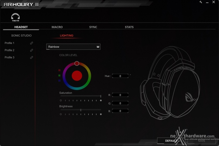 ASUS ROG Theta 7.1 4. Software - Armoury II 6