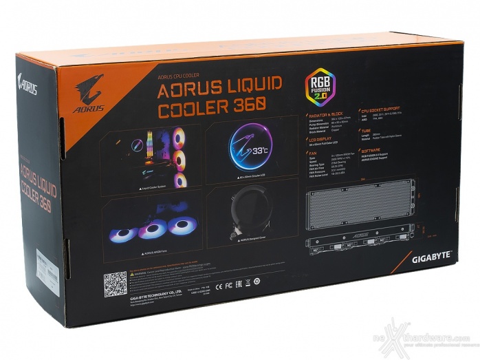 AORUS LIQUID COOLER 360 1. Packaging & Bundle 2