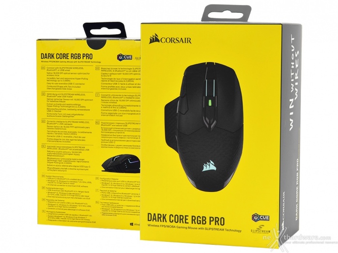 CORSAIR DARK CORE RGB PRO 1. Unboxing 1