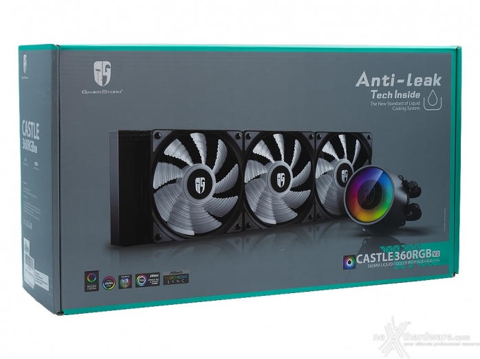 DEEPCOOL Castle 360 RGB V2 1. Packaging & Bundle 1