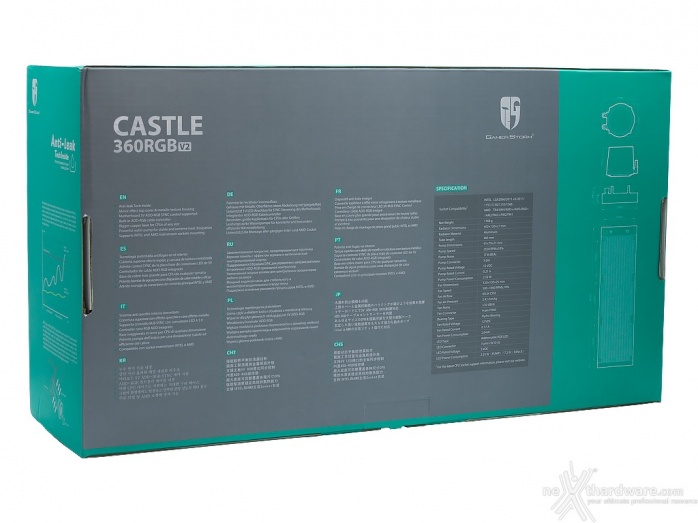 DEEPCOOL Castle 360 RGB V2 1. Packaging & Bundle 2