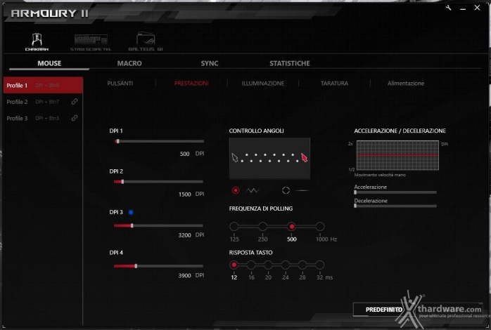 ASUS ROG Chakram 4. Software di gestione - ROG Armoury II 4