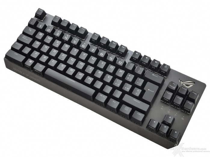 ASUS ROG Strix Scope TKL & Strix Impact II 2. ROG Strix Scope TKL - Vista da vicino 1