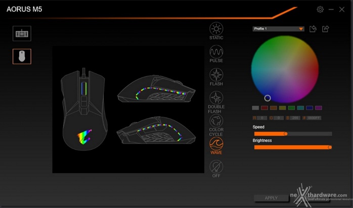 AORUS K9 OPTICAL & M5 4. AORUS Engine e RGB Fusion 2.0 5