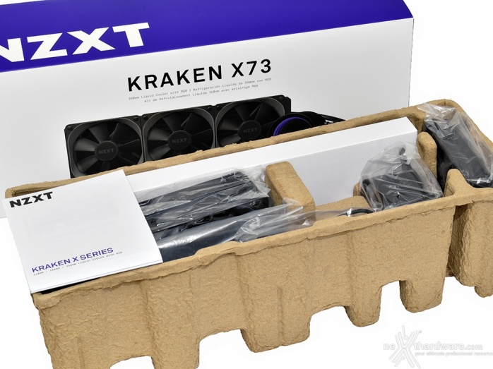 NZXT Kraken X73 1. Packaging & Bundle 3