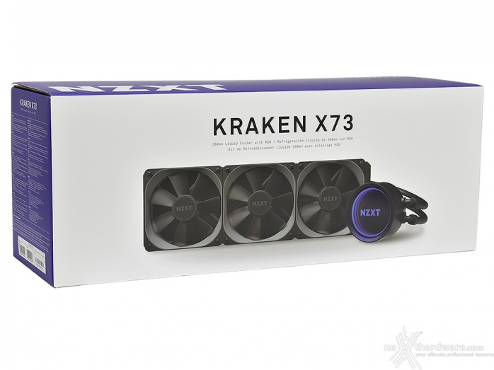 NZXT Kraken X73 1. Packaging & Bundle 1