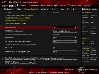 ASUS ROG MAXIMUS XII APEX 8. UEFI BIOS - Extreme Tweaker 1