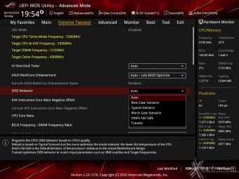 ASUS ROG MAXIMUS XII APEX 8. UEFI BIOS - Extreme Tweaker 4