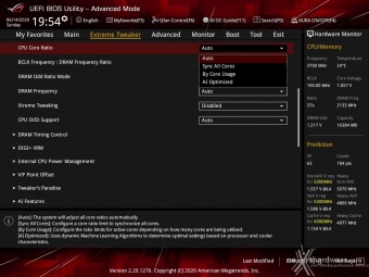 ASUS ROG MAXIMUS XII APEX 8. UEFI BIOS - Extreme Tweaker 5