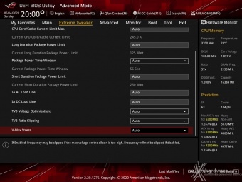 ASUS ROG MAXIMUS XII APEX 8. UEFI BIOS - Extreme Tweaker 17