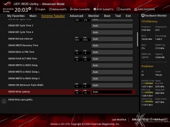 ASUS ROG MAXIMUS XII APEX 8. UEFI BIOS - Extreme Tweaker 27