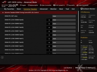 ASUS ROG MAXIMUS XII APEX 8. UEFI BIOS - Extreme Tweaker 32