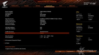 GIGABYTE Z490 AORUS XTREME 7. UEFI BIOS  -  Impostazioni generali 2