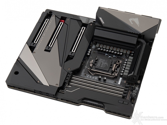 GIGABYTE Z490 AORUS XTREME 3. Vista da vicino 1