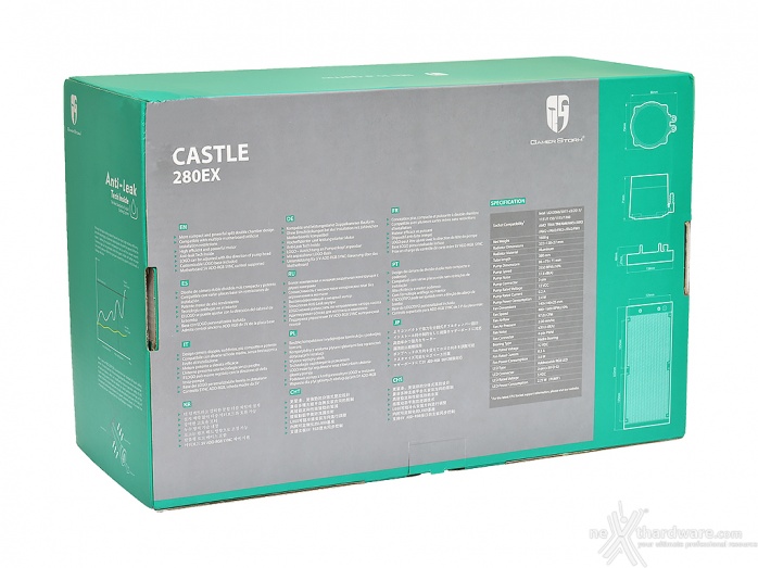 DEEPCOOL CASTLE 280EX 1. Packaging & Bundle 2