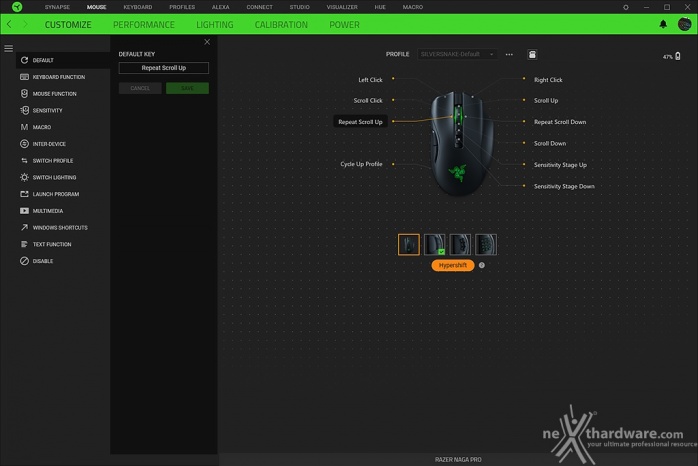 Razer Naga Pro & Acari 5. Razer Synapse 3 4