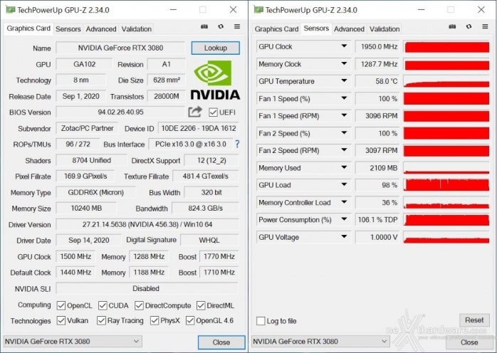 ZOTAC GeForce RTX 3080 Trinity 14. Overclock 4