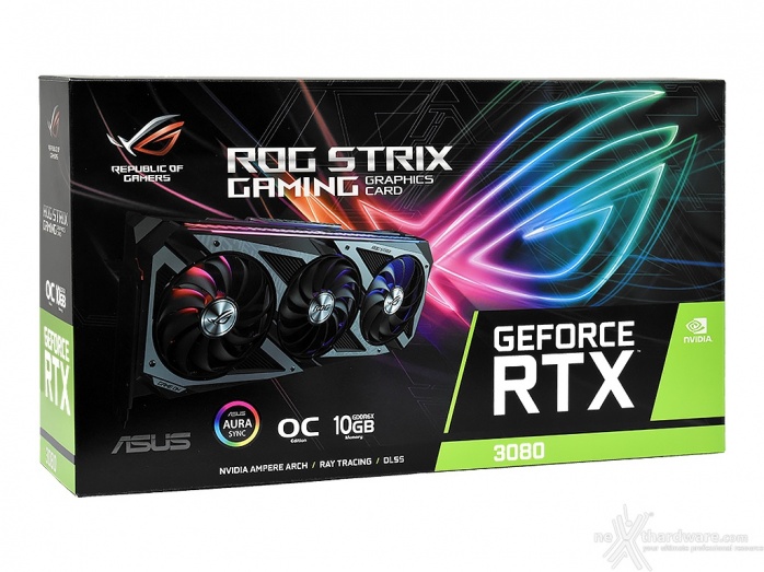 ASUS ROG STRIX GeForce RTX 3080 OC 3. Packaging & Bundle 1