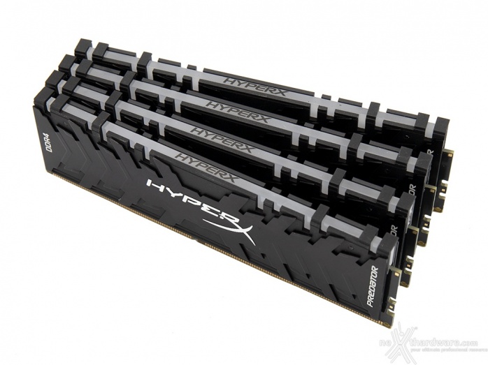 HyperX Predator RGB 3600MHz C17 64GB 1. Presentazione delle memorie 8