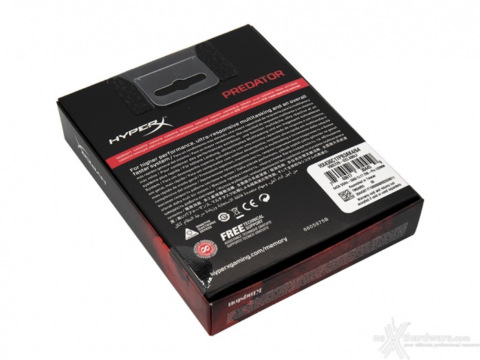 HyperX Predator RGB 3600MHz C17 64GB 1. Presentazione delle memorie 2